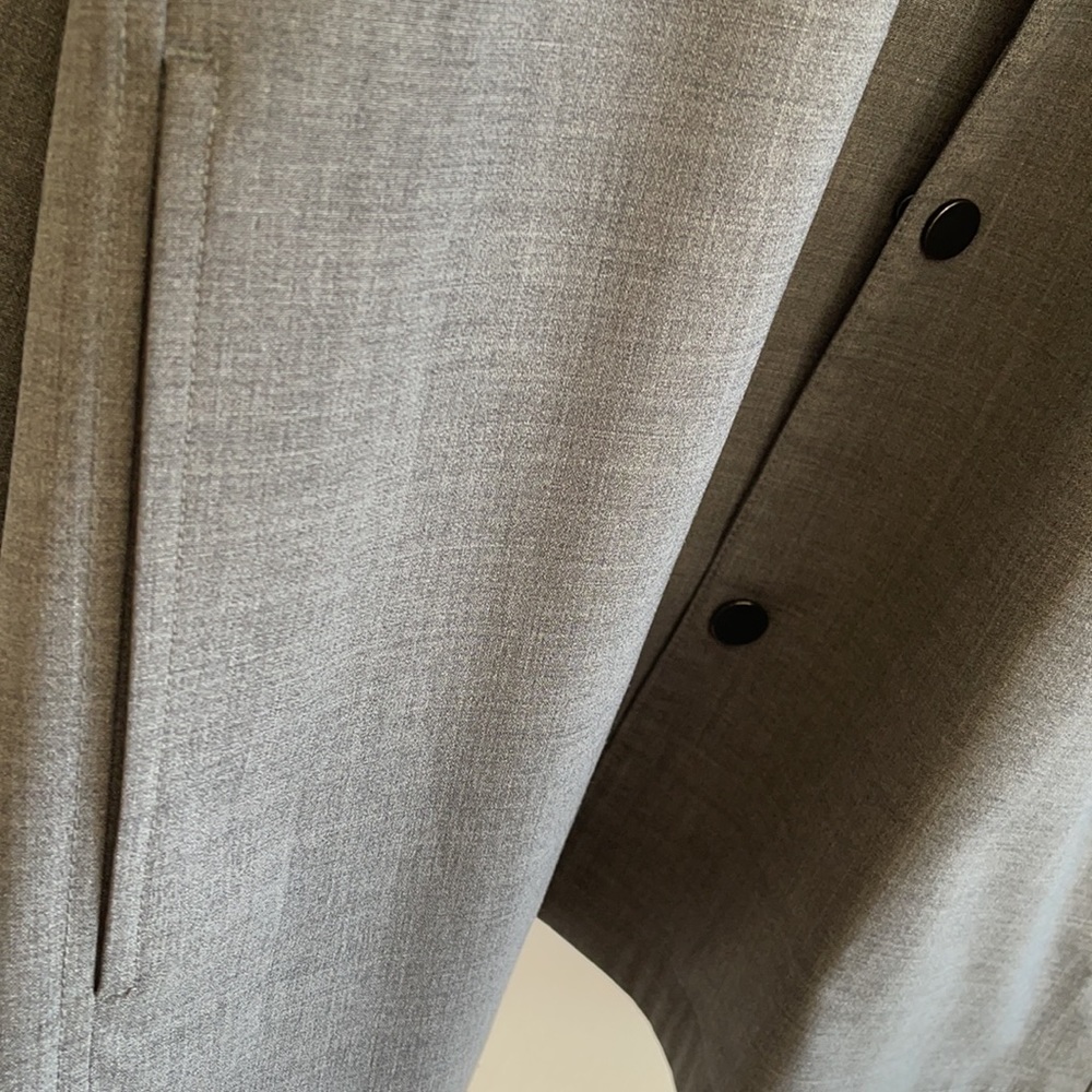 THEORY Super dry wool over shirt - Picture 4 of 10